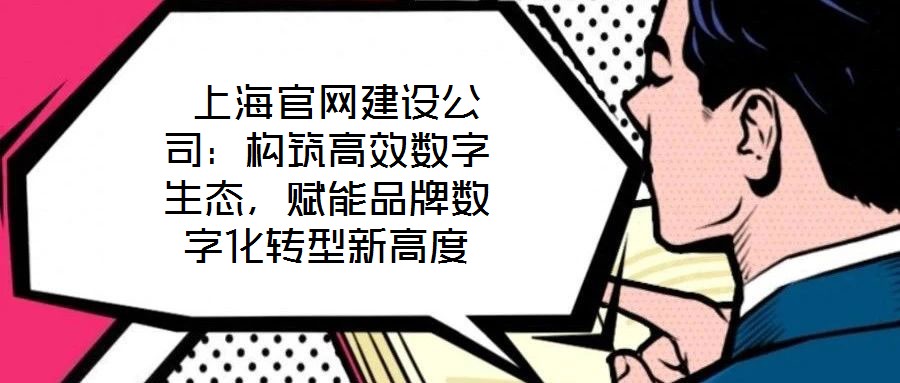  上海官網(wǎng)建設(shè)公司：構(gòu)筑高效數(shù)字生態(tài)，賦能品牌數(shù)字化轉(zhuǎn)型新高度