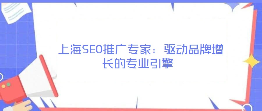  上海SEO推廣專家：驅(qū)動(dòng)品牌增長(zhǎng)的專業(yè)引擎